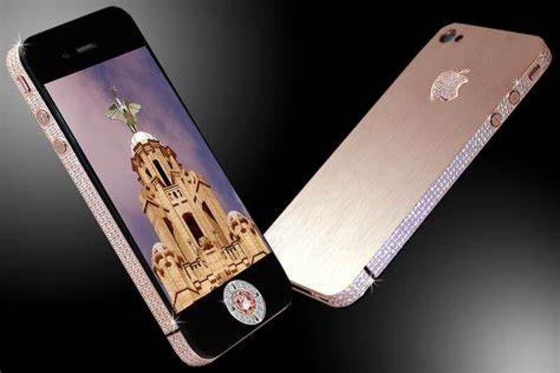 iPhone 4 Diamond Rose Edition: Điện thoại xa xỉ với sự lấp lánh của kim cương