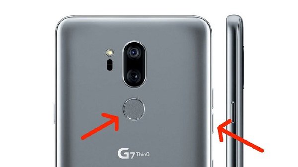 Chụp màn hình điện thoại LG bằng nút vật lý