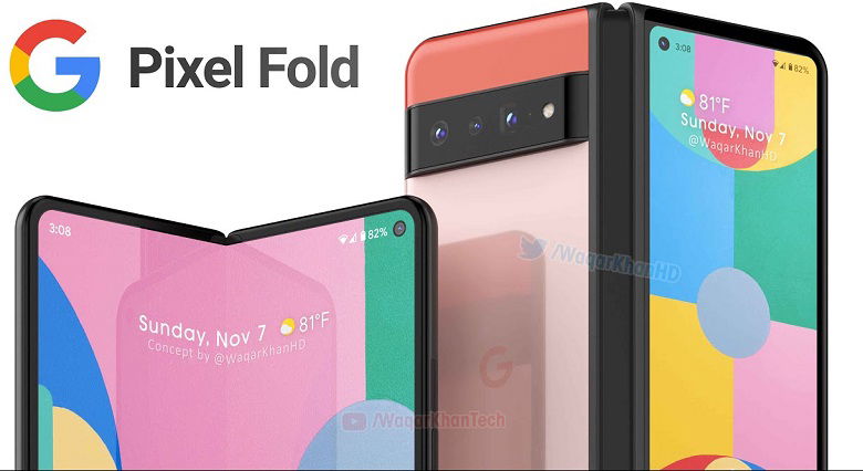 Google pixel fold thiết kế