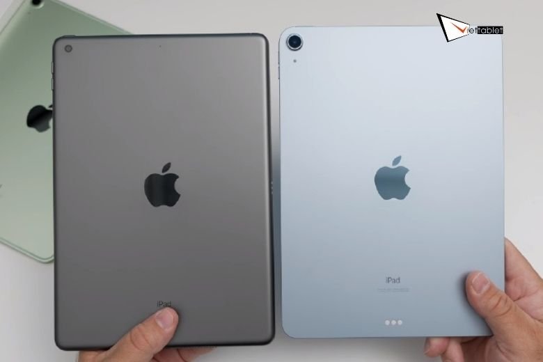 Thiết kế iPad Air 4 mới 4G TBH bên cạnh Air 3 tiền nhiệm