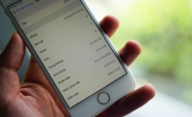  iPhone 7 Lock đầu tiên về Việt Nam là bản 128 GB