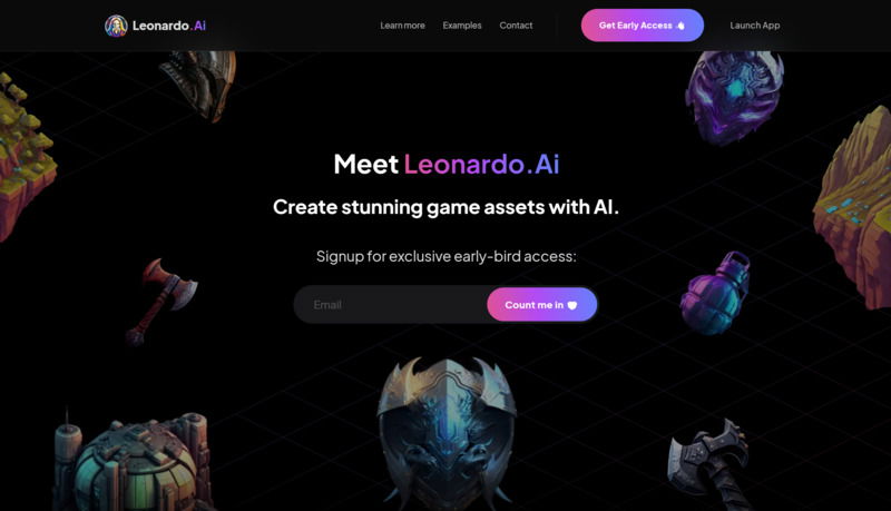 Truy cập đến trang web của Leonardo AI