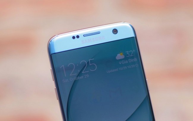 Màn hình Samsung Galaxy S7 Edge Xanh San Hô cán mức 2K