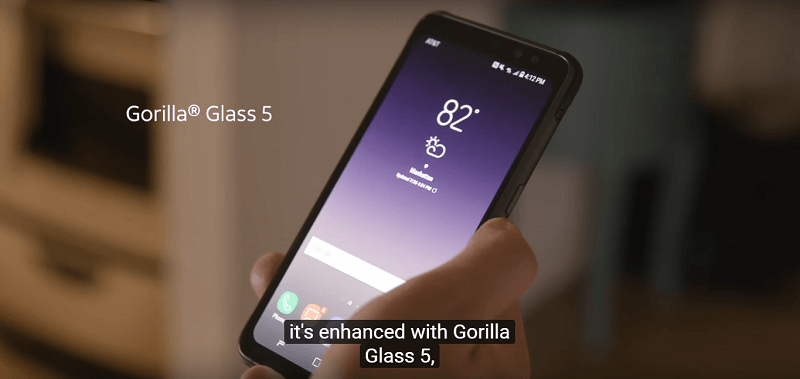 Samsung Galaxy S8 Active: Gorilla Glass 5 