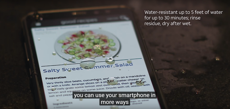Samsung Galaxy S8 Active chống nước