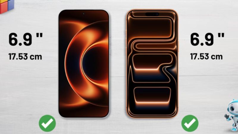 Màn hình – khác biệt không chỉ ở kích thước