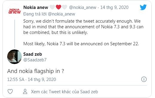 ngày ra mắt Nokia 9.3 