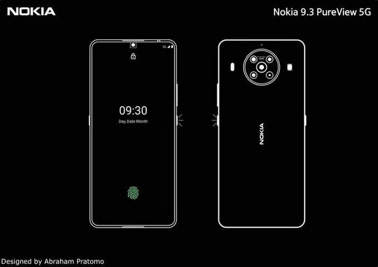 thiết kế Nokia 9.3 PureView