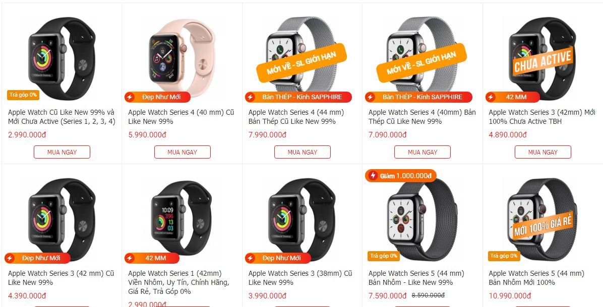 giá Apple Watch 