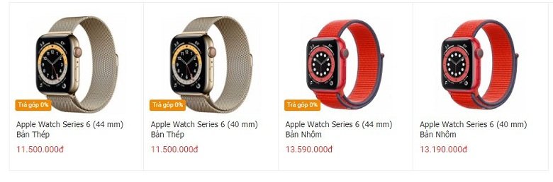 Đặt mua Apple Watch Series 6