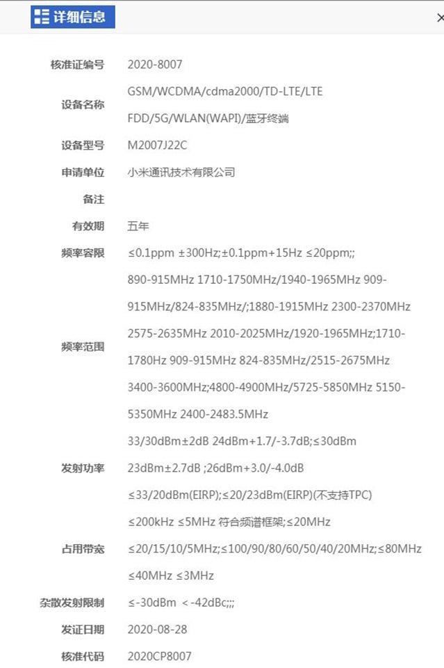 thông tin Xiaomi Redmi Note 10