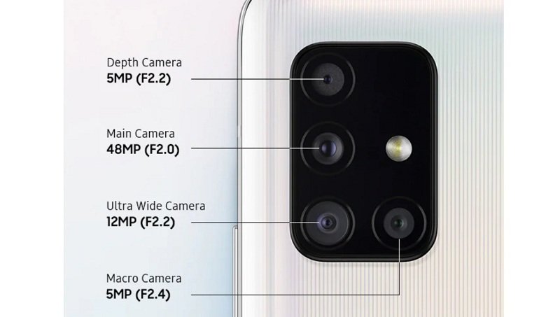 camera Galaxy A51 5G
