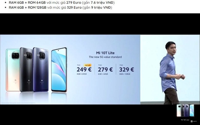 giá Xiaomi Mi 10T Lite 5G