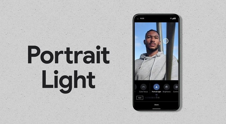 Portrait Light trên Google Pixel 5