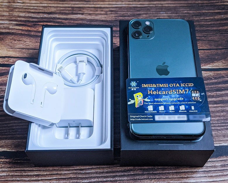 iphone 11 pro max lock full box