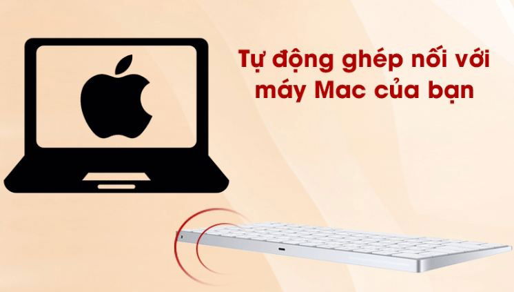 kết nối bàn phím Magic Keyboard US Apple