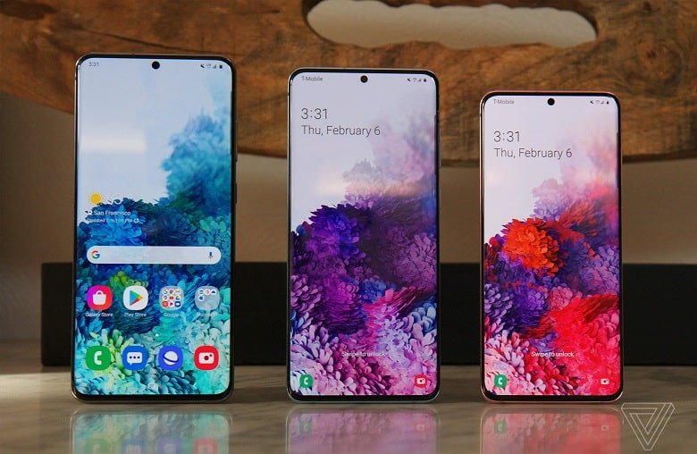 So sánh màn hình Samsung Galaxy S20, Galaxy S20+ và Galaxy S20 Ultra