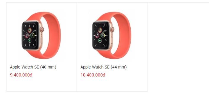giá Apple Watch SE