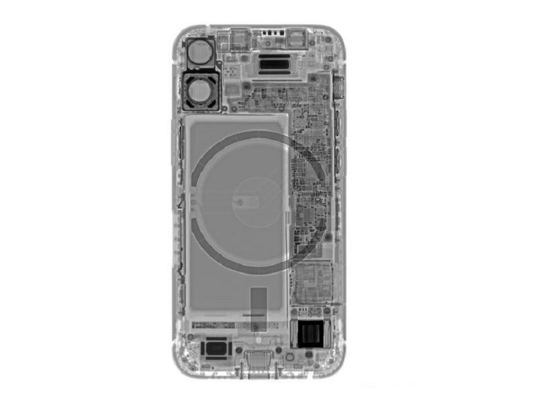 ảnh x-ray iphone 12 mini