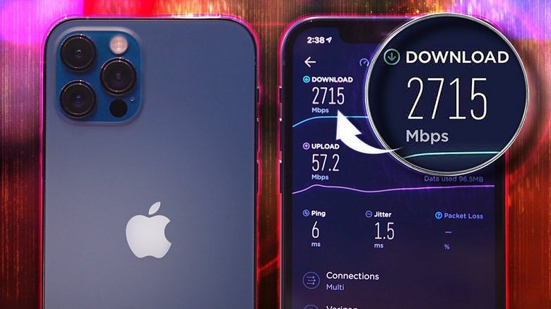 iphone 12 kết nối 5g siêu tốc