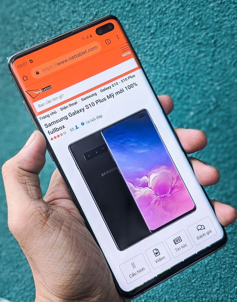 cấu hình samsung galaxy s10 plus