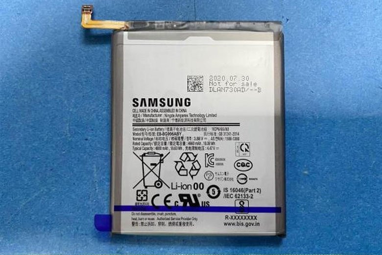 Dung lượng pin Samsung Galaxy S21+