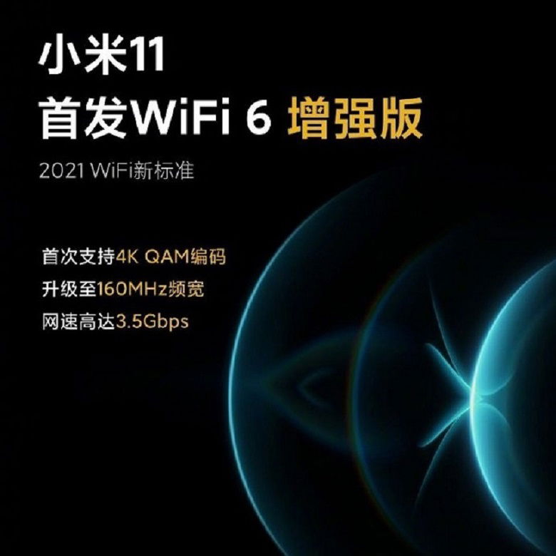 wifi 6 băng thông rộng của xiaomi mi 11