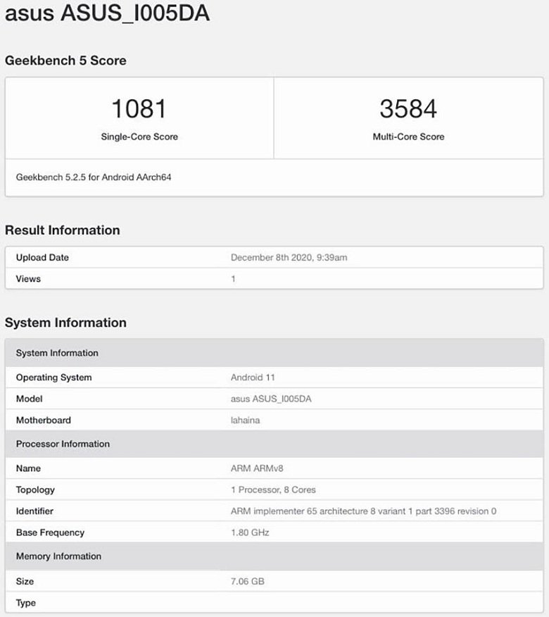 Điểm benchmark của ASUS ROG Phone 4