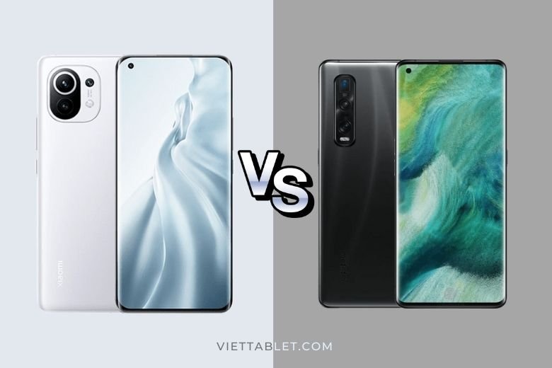 So sánh Xiaomi Mi 11 vs Oppo Find X2