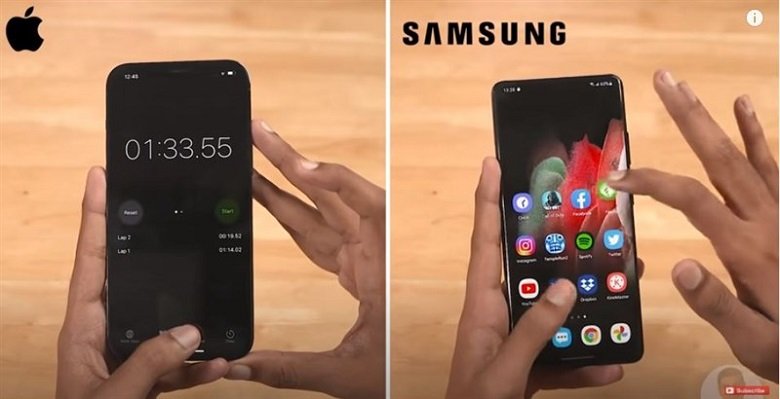 tốc độ tải game Samsung Galaxy S21 Ultra và iPhone 12 Pro Max