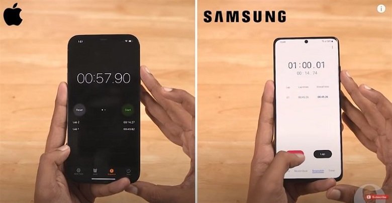 tốc độ tải ứng dụng Samsung Galaxy S21 Ultra và iPhone 12 Pro Max