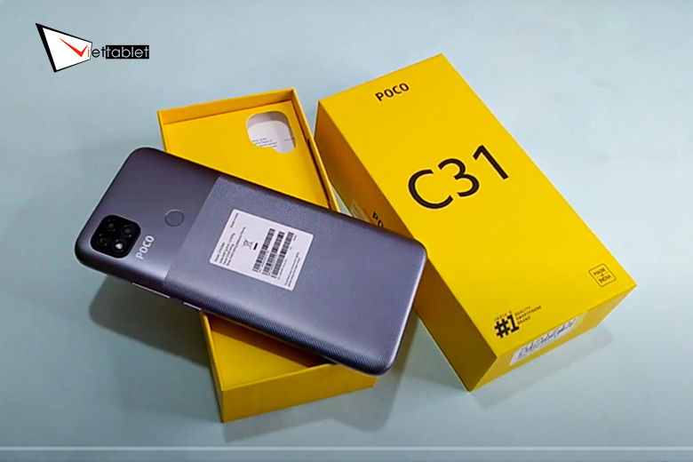 Xiaomi POCO C31 màu xám