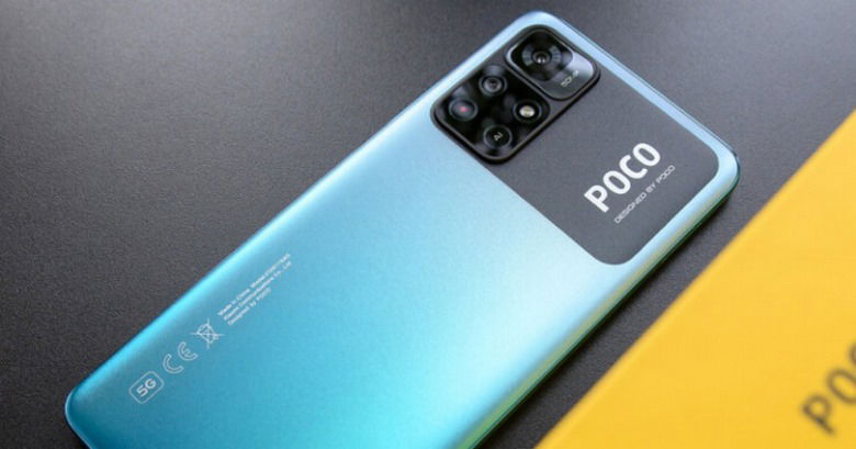 Poco M4 Pro màu xanh