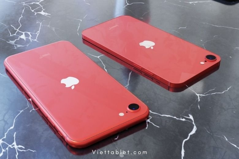 concept iphone se màu đỏ 