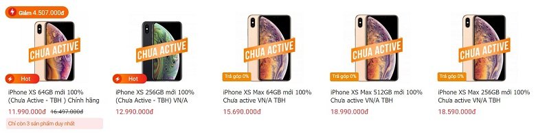 giá iphone xs - xs max tbh