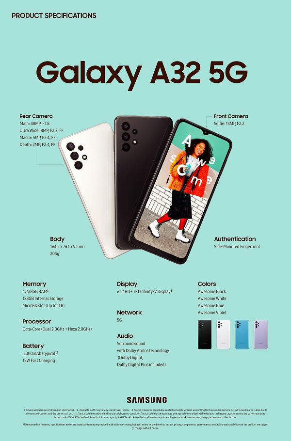 đánh giá samsung galaxy a32 5g