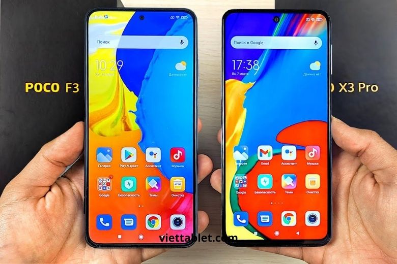 xiaomi poco f3 và xiaomi poco x3 pro là 2 smartphone đáng mua nhất 2021