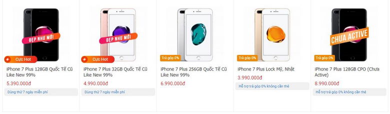 Mua ngay iPhone 7 Plus cũ