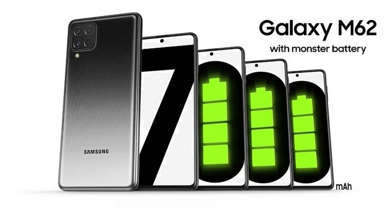 pin Samsung Galaxy M62