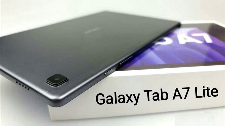 thiết kế Galaxy Tab A7 Lite