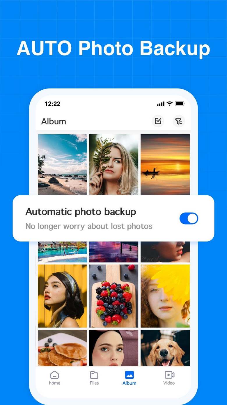 auto backup ảnh 