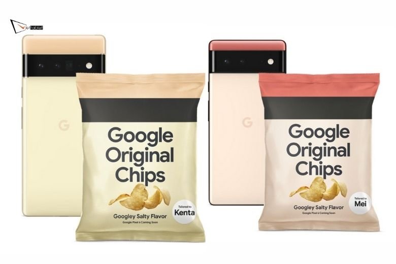 Thiết kế Google Pixel 6 và 6 Pro quảng bá theo dạng snack tại Nhật Bản