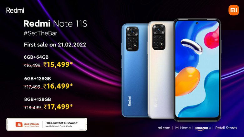 giá bán Redmi Note 11S