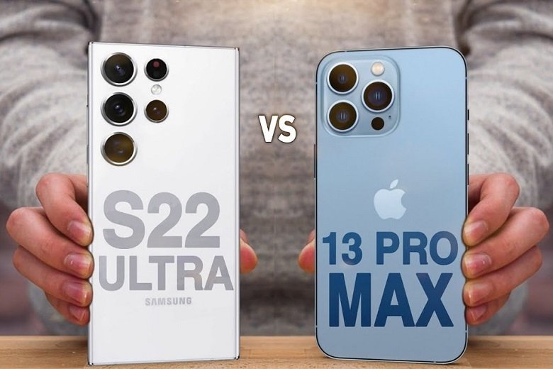 So sánh Samsung Galaxy S22 Ultra 5G vs iPhone 13 Pro Max
