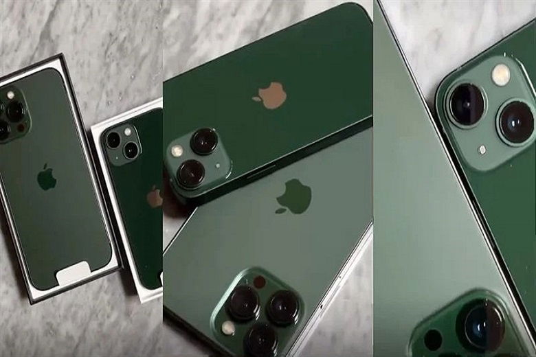 Trên tay iPhone 13 Pro Max màu xanh lá