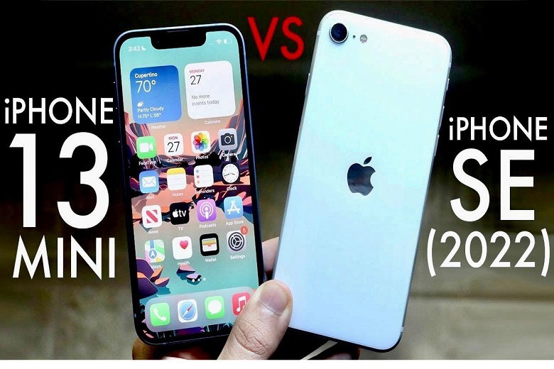 So sánh iPhone SE 2022 vs iPhone 13 Mini: 