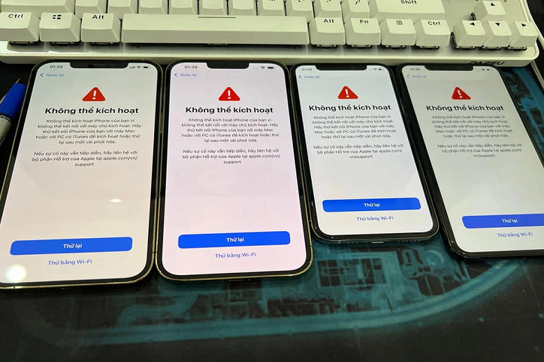 Tình trạng lỗi hàng loạt của Aplle