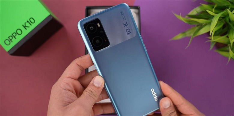 Thiết kế oppo k10