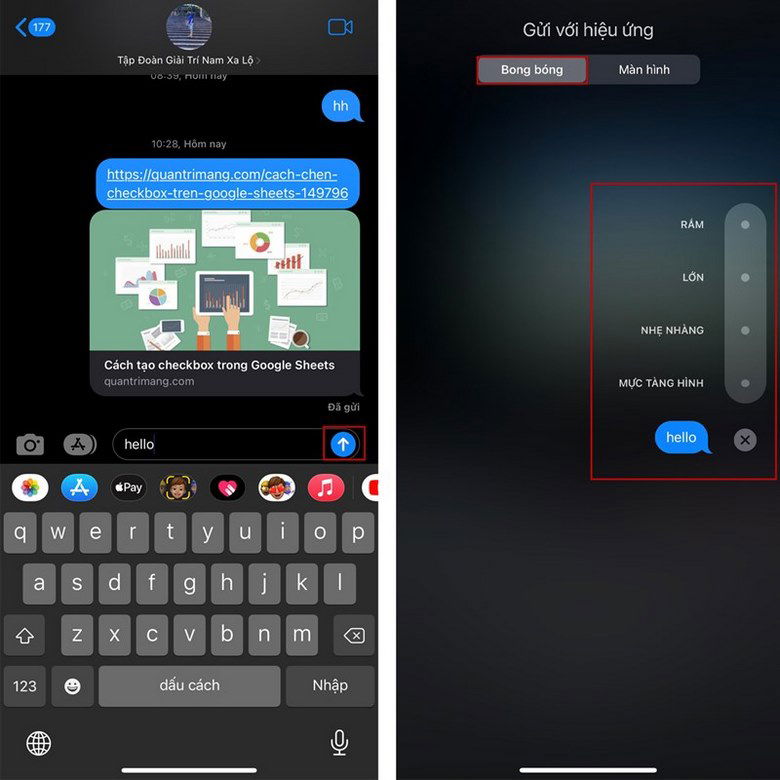 5 tính năng mới trên iMessage
