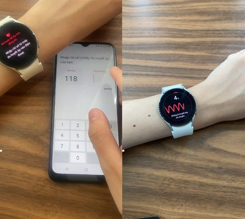 Thử đo huyết áp và điện tâm đồ ECG trên Galaxy Watch4 chính hãng Việt Nam